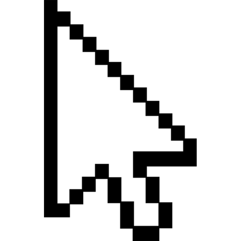 curseur flèche - 15cm - Sticker/autocollant