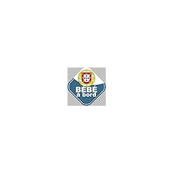 bébéà bord gars Portugais - 10cm - Autocollant(sticker)