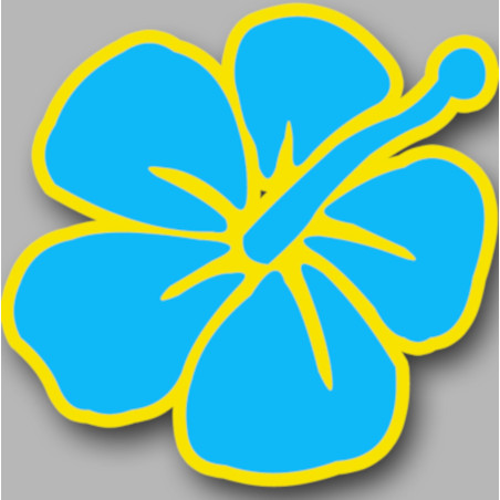 Repère fleur 4 (10x10cm) - Sticker/autocollant