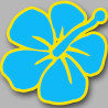 Repère fleur 4 (10x10cm) - Sticker/autocollant