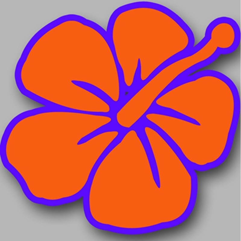 Repère fleur 5 - 10cm - Sticker/autocollant Repère fleur 5 - 10cm - Sticker/autocollant