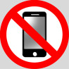 Éteindre son téléphone mobile (20x20cm) - Sticker/autocollant