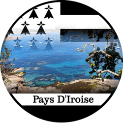 Côte Pays d'Iroise - (15x15cm) - Sticker/autocollant