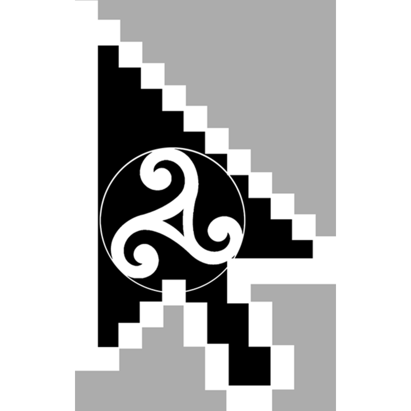 Curseur flèche celte (29x18.3cm) - Sticker/autocollant