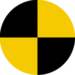 Crash test (20cm) - Sticker/autocollant