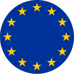 UE - Union Européenne (10x10cm) - Sticker/autocollant