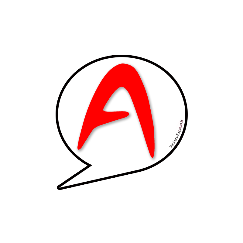 A bulle 5 - 15cm - Sticker/autocollant