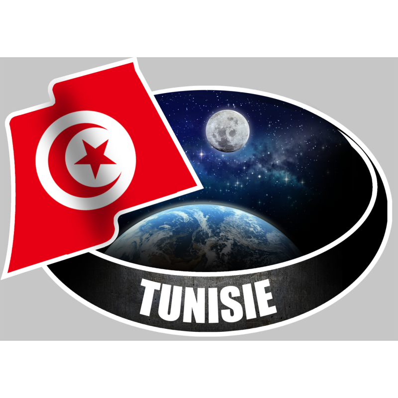Tunisien (10x14cm) - Sticker/autocollant