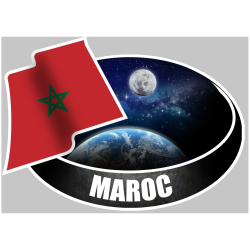 MAROC (10x14cm) - Sticker/autocollant