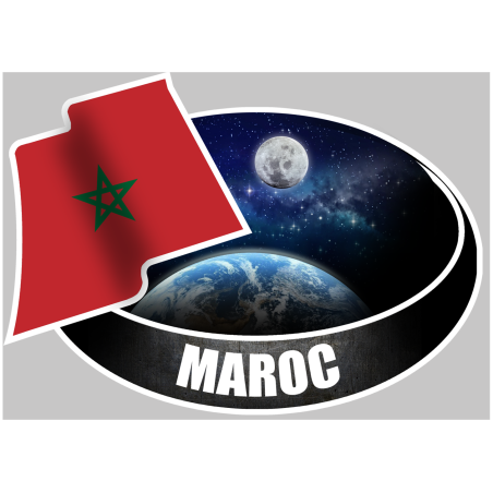 MAROC (10x14cm) - Sticker/autocollant