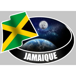 JAMAIQUE (10x14cm) - Sticker/autocollant