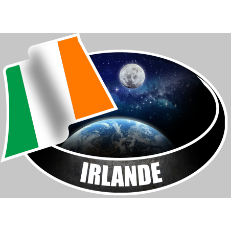 IRLANDE (10x14cm) - Sticker/autocollant