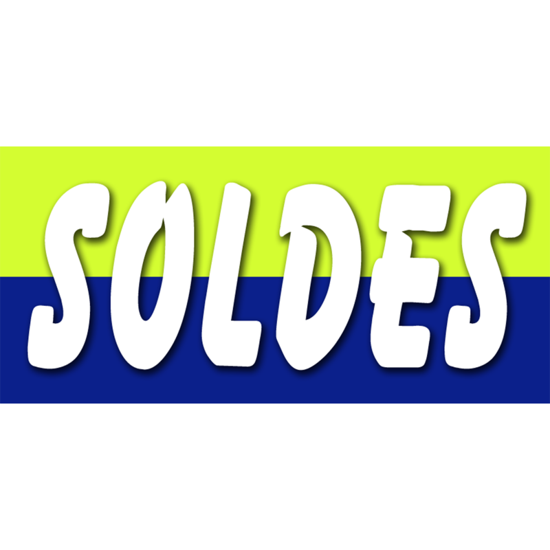 SOLDES V3 - 30x14cm - Sticker/autocollant