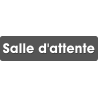 Salle d'attente F (28x7cm) - Sticker/autocollant