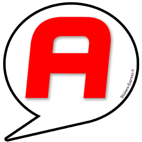 A bulle 2 - 15cm - Sticker/autocollant