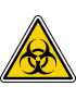 risque biologique (10x9cm) - Sticker/autocollant