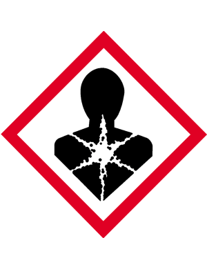 produits cancérogènes mutagènes toxiques - 15cm - Sticker/autocolla