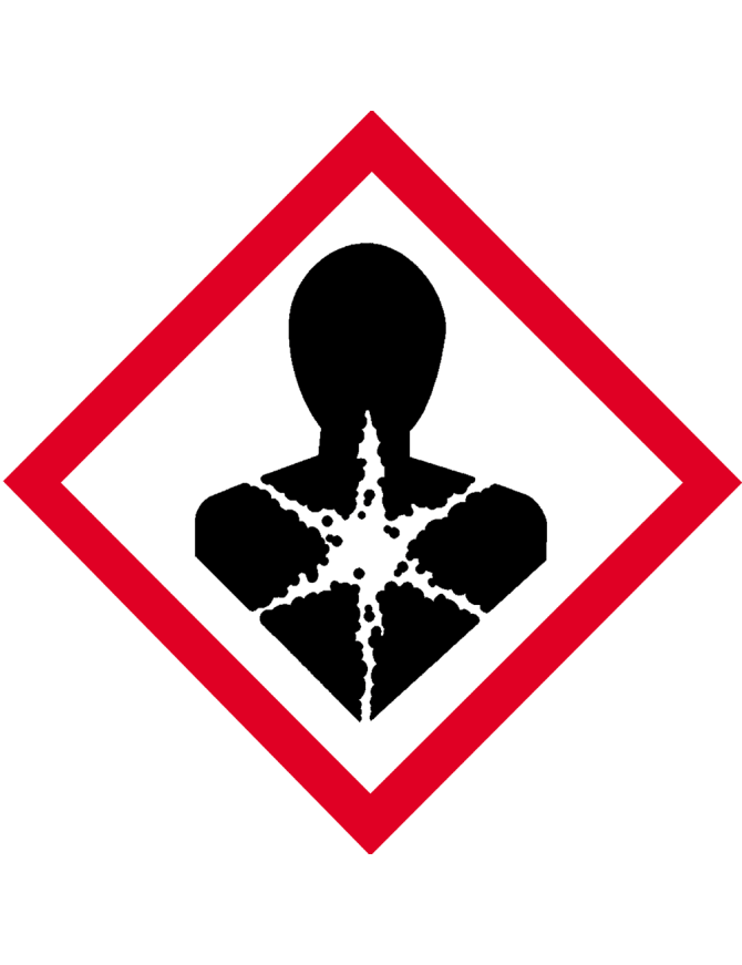 produits cancérogènes mutagènes toxiques - 20cm - Sticker/autocolla