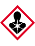 produits cancérogènes mutagènes toxiques - 20cm - Sticker/autocolla