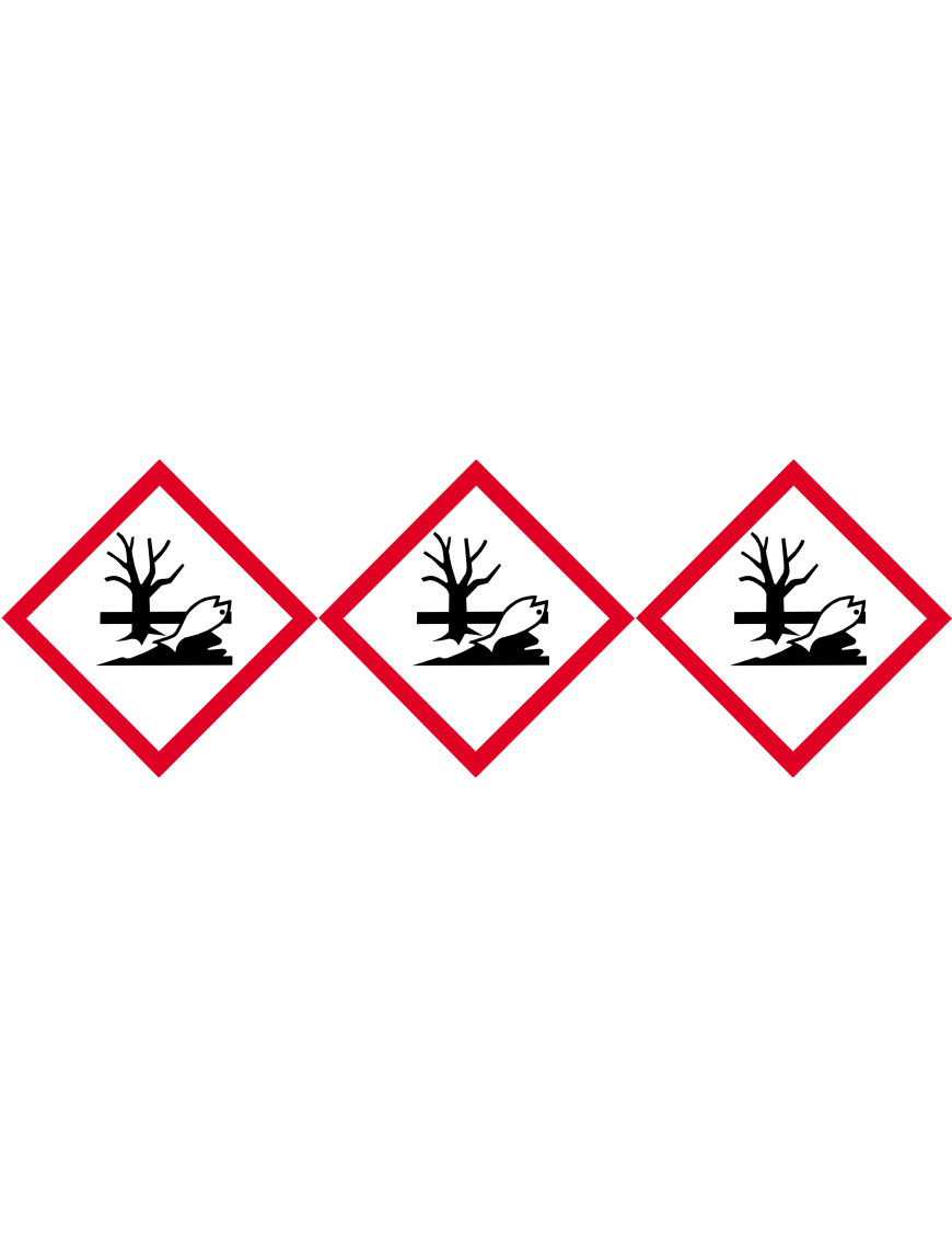 produits néfastes sur l'environnement - 3 fois 10cm - Sticker/autocol