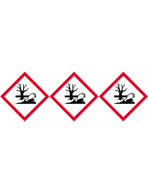 produits néfastes sur l'environnement - 3 fois 5cm - Sticker/autocoll