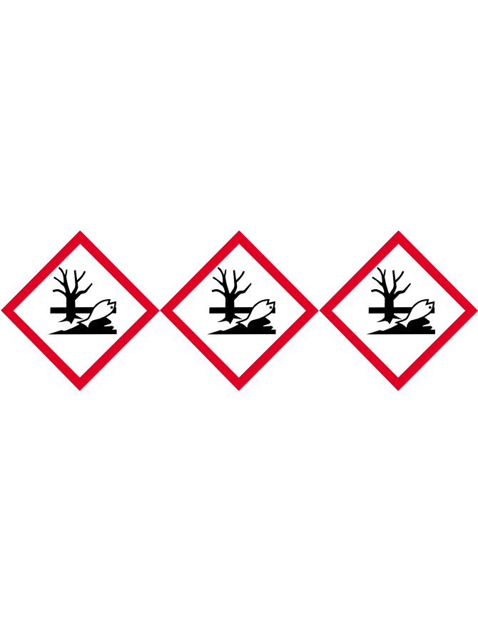 produits néfastes sur l'environnement - 3 fois 5cm - Sticker/autocoll