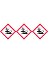 produits néfastes sur l'environnement - 3 fois 5cm - Sticker/autocoll