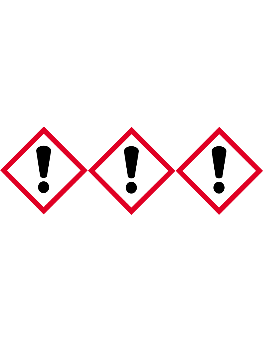 produits chimiques (3 fois 10cm) - Sticker/autocollant