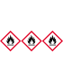 produits inflammables (3 fois 10cm) - Sticker/autocollant
