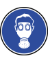 Protection voie respiratoire - 20cm - Sticker/autocollant