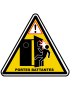 Portes Battantes (10x9cm) - Sticker/autocollant