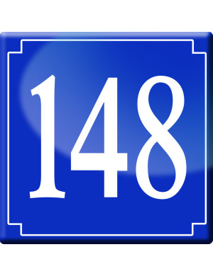 numéroderue148 - classique 10x10cm - Sticker/autocollant