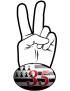 salut de motard breton 35 - Sticker/autocollant