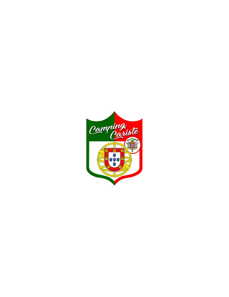Camping car Portugal - 20x15cm - Sticker/autocollant