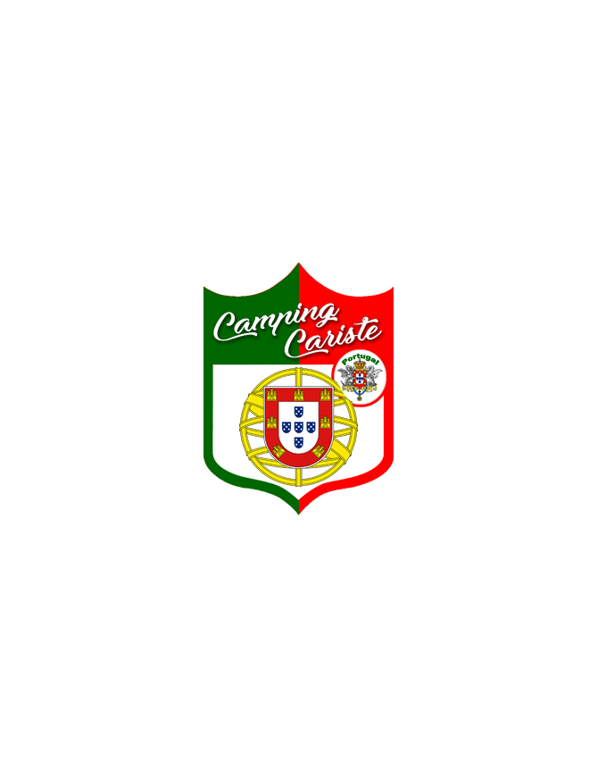 Camping car Portugal - 20x15cm - Sticker/autocollant