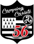 campingcariste Breton 56 - 20x15cm - Sticker/autocollant