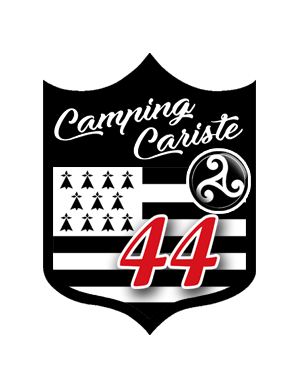 campingcariste Breton 44 - 20x15cm - Sticker/autocollant