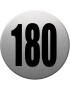 numéroderue180 - gris brossé 10x10cm - Sticker/autocollant