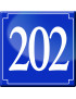 numéroderue202 - classique 10x10cm - Sticker/autocollant
