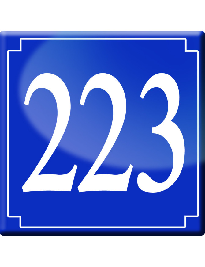 numéroderue223 - classique 10x10cm - Sticker/autocollant