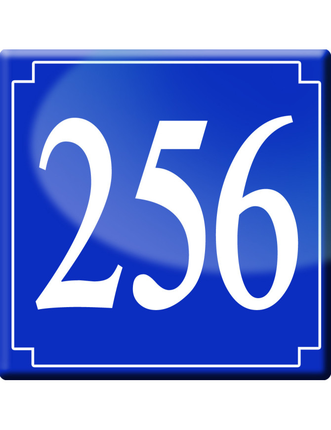 numéroderue256 - classique 10x10cm - Sticker/autocollant