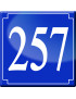 numéroderue257 - classique 10x10cm - Sticker/autocollant