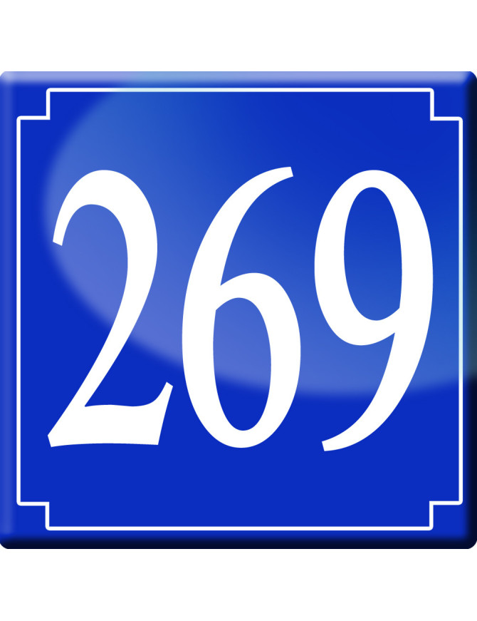 numéroderue269 - classique 10x10cm - Sticker/autocollant