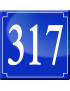 numéroderue317 - classique 10x10cm - Sticker/autocollant
