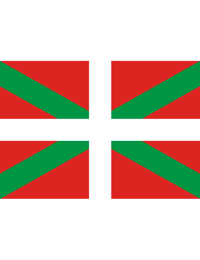 Drapeau Basque - 15x10cm - Sticker/autocollant