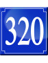 numéroderue320 - classique 10x10cm - Sticker/autocollant