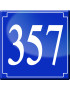 numéroderue357 - classique 10x10cm - Sticker/autocollant