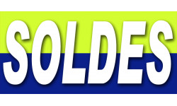 SOLDES V1 - 30x14cm - Autocollant(sticker)