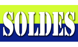SOLDES V2 - 30x14cm - Autocollant(sticker)