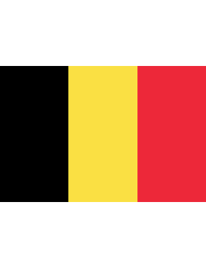 Drapeau Belgique - 5x 3.3 cm - Sticker/autocollant
